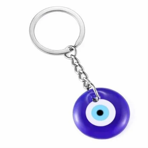 Evil Eye Stone Keychain