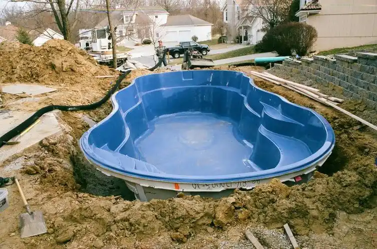 Fiberglass Prefab Swimming Pool, 12x7x4 House/Hotel