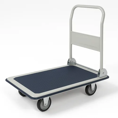 Foldable Industrial Mild Steel Trolley