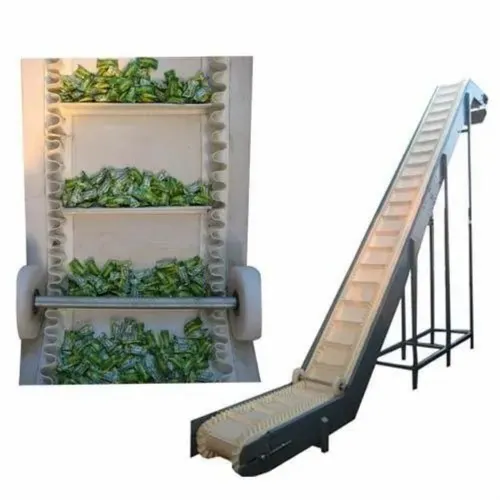 Food Grade Cleated Conveyor Belt for Packaging