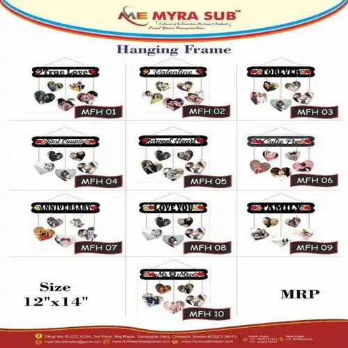 Framed Golden Wooden Wall Art