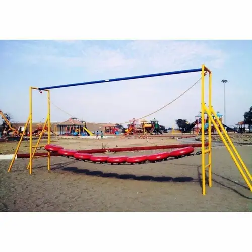 FRP Yellow Playground Bridge