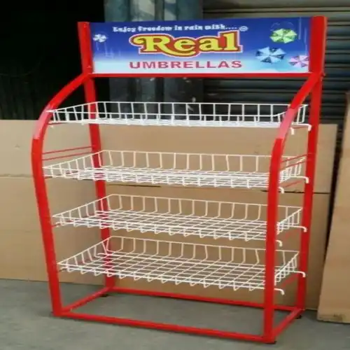 FSU Floor Display Stand For FMCG, Umbrella