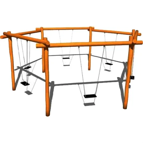 Garden Hexagonal Outdoor Swing 6 Seater