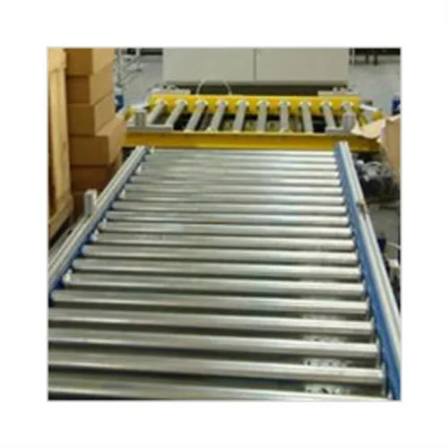 Garud Automation Steel Pallet Handling Roller Conveyor Machine