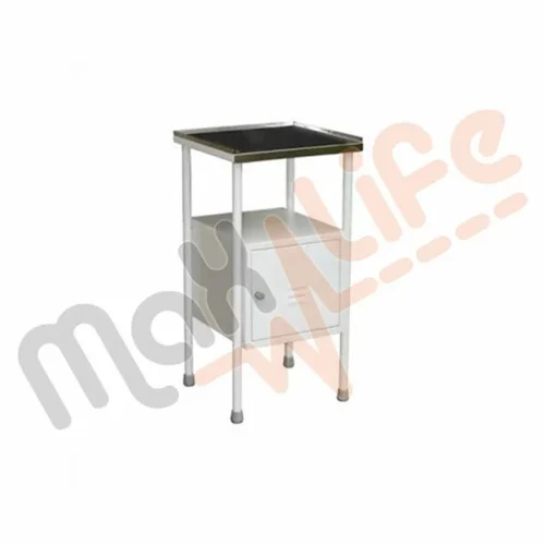 General Stainless Steel Bedside Locker (White)