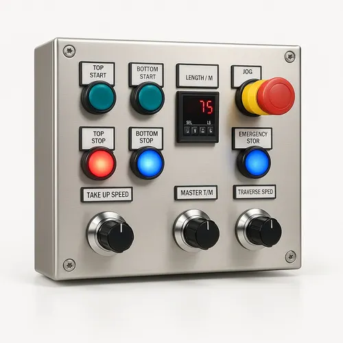 Generator Stainless Steel Control Panel