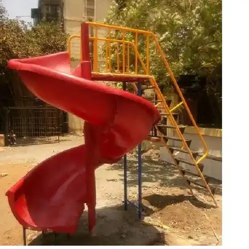 GI Pipe FRP Spiral Slide