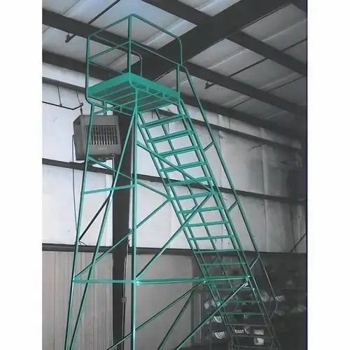 Green Mech Handling Mobile Ladder Trolley