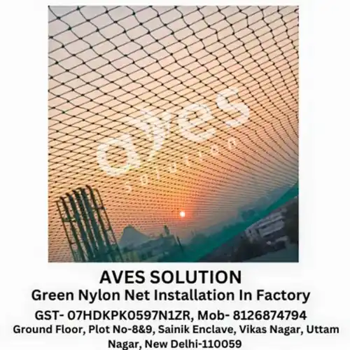 Green Nylon Anti-Bird Net