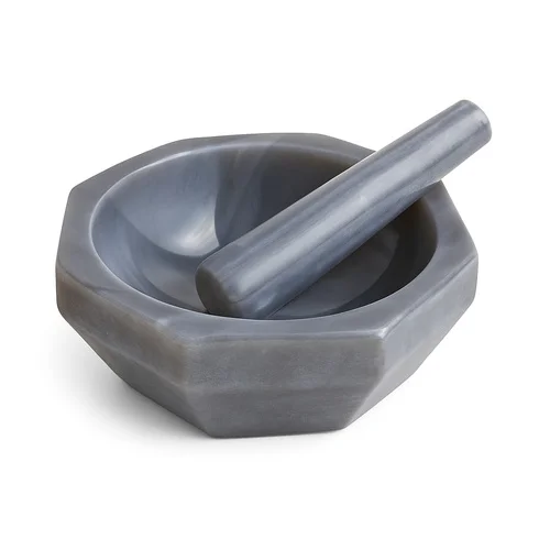 Grey Agate Manual Pestle Mortar