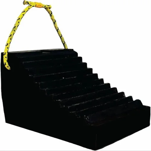 Heavy-Duty Rubber Truck Wheel Stops