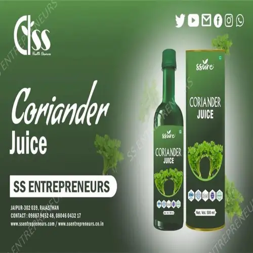Herbal Coriander Juice, 1000ml Bottles