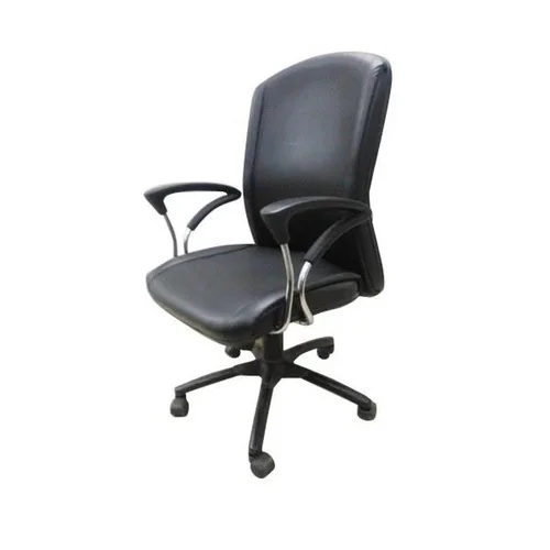 High Back Rexine Armrest Chair