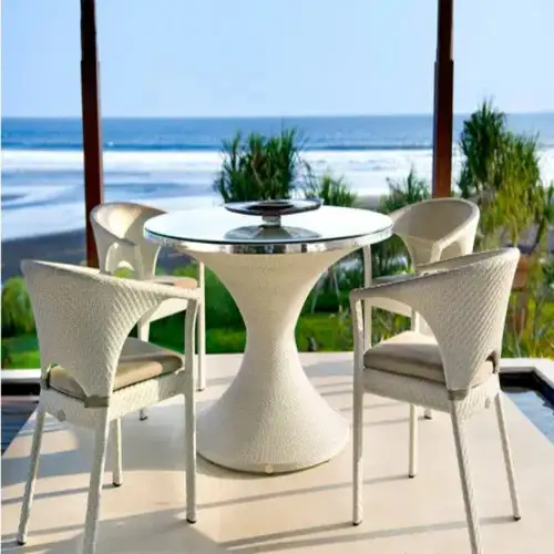 HOCH 5-Piece Wicker Dining Set