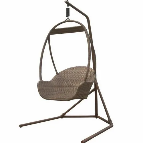 HOCH Brown Wicker Garden Lounger