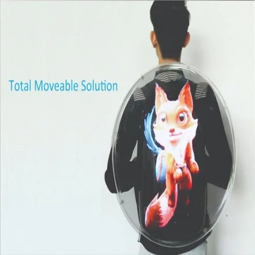 Hologram Backpack Display Machine