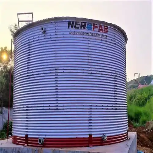 Horizontal Fire Water Zincalume Tank