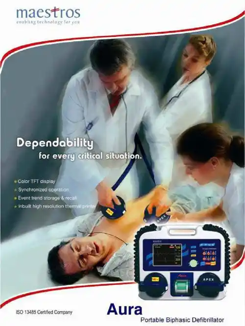 Hospital Portable Biphasic Defibrillator Equipment