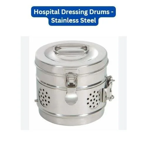 Hospital Stainless Steel Dressing Drum