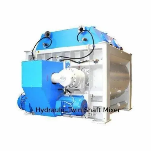 Hydraulic Mild Steel Twin Shaft Mixer