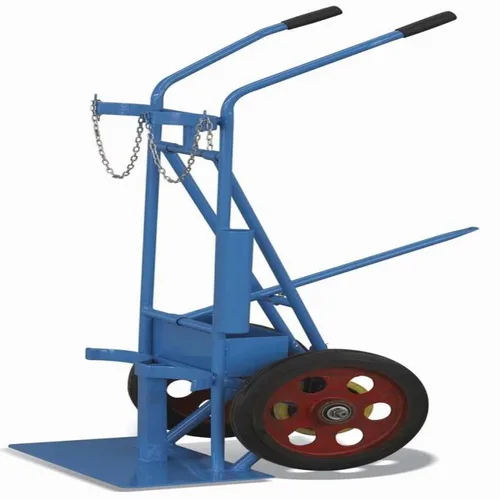 Industrial Mild Steel Dual Gas Cylinder Cart