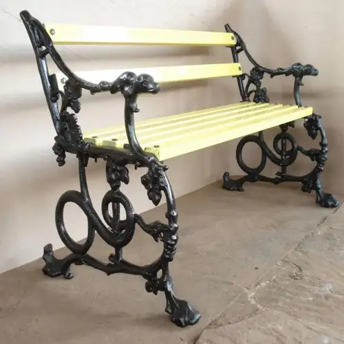 Iron 3 Seater Garden Bench