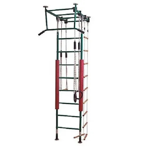 Iron and Wooden Commercial Wall Bar