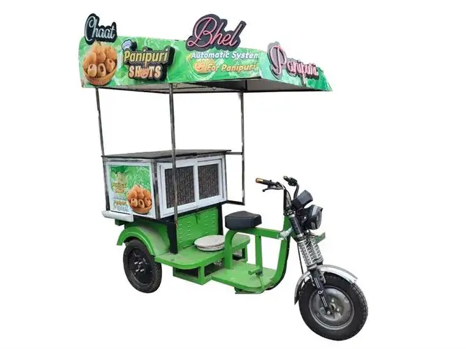 Iron Panipuri Cart, 200 kg Capacity