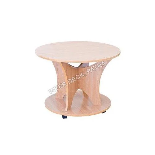 JAINSCA Round Wooden Coffee Table