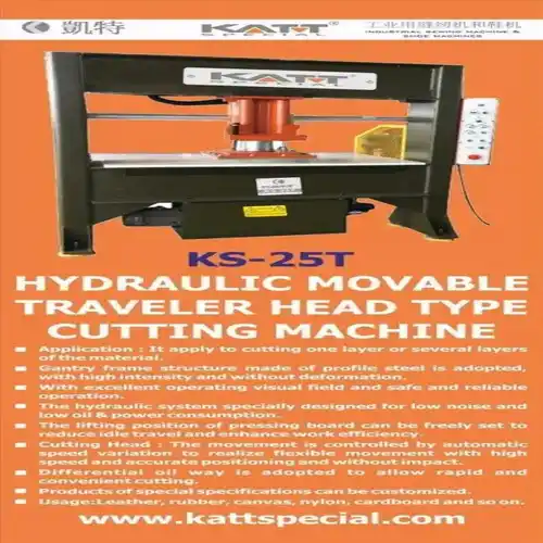 Katt Hydraulic Movable Traveler Cutting Machine KS-25T