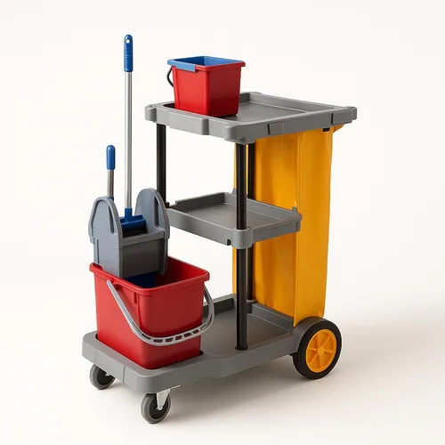 Keemoto Hotel & Restaurant Janitorial Cart
