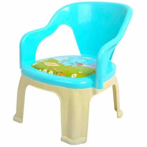 Khelo Kudoo Pink White Kids Plastic Armrest Chair