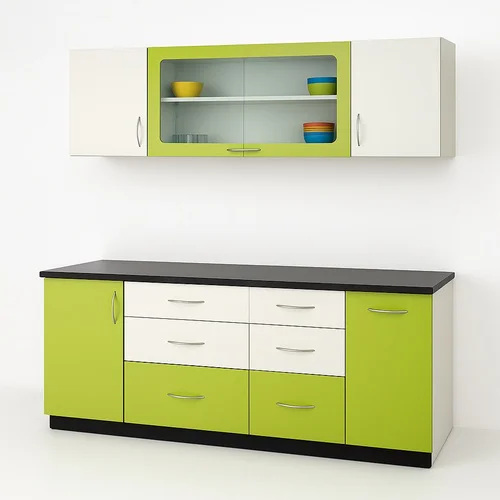 L Shape Wooden Kitchen