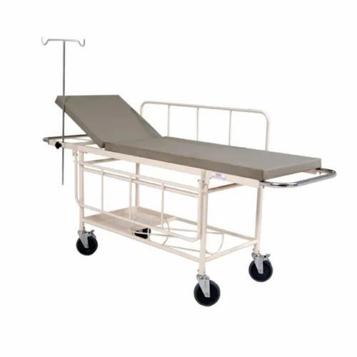 LABYCARE Silver Patient Transport Trolley