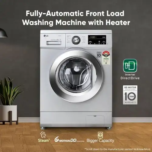 LG 8Kg 5-Star Inverter Front Load Washer