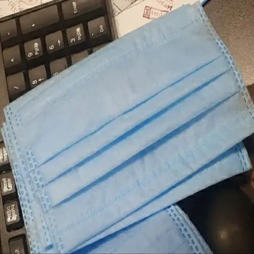 Light Blue Non-Woven Anti-Pollution Surgical Mask