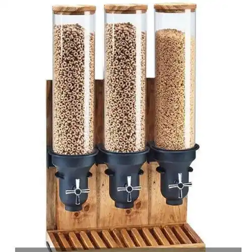 Manual Cereal Machine, Brown Finish