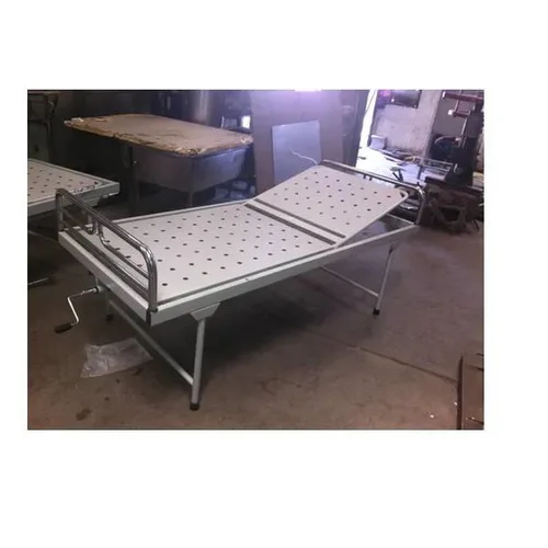 Manual Hospital Bed, Stainless Steel