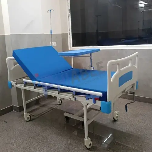 Manual Semi Fowler Bed Prime with Wheels