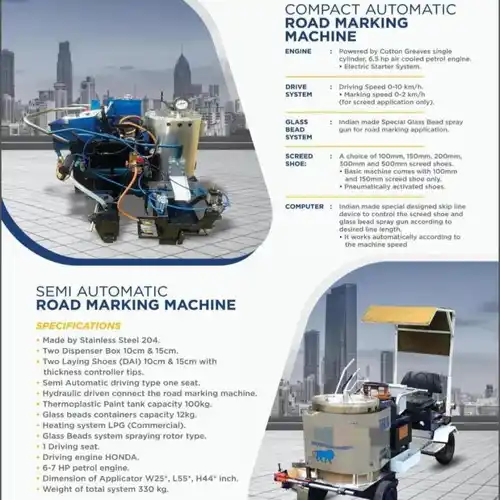 Manual Thermoplastic Road Marking Equipment