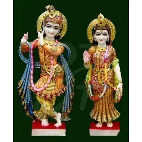 Marble Radha Krishna Idol