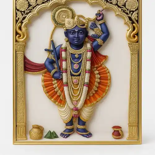 Marble Shri Nath Ji Sculpture