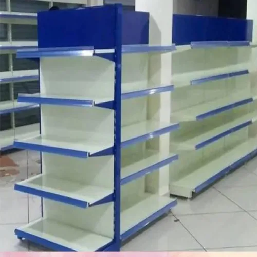 Metal Grocery Double-Sided Rack