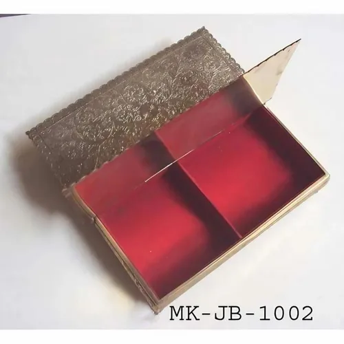 Metal Rectangle Jewelry Box