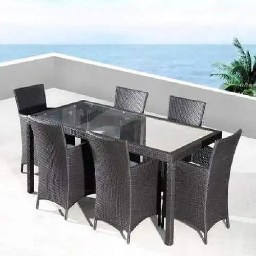 Metal Wicker Outdoor Dining