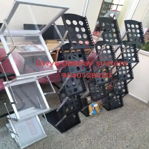 Metal Zig Zag Brochure Display Stand