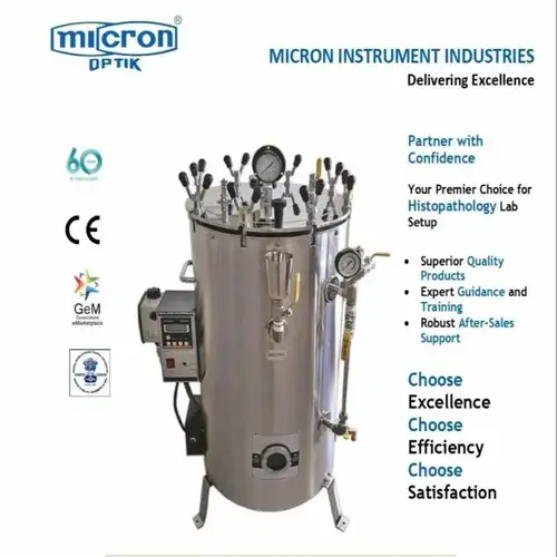 Micron Optik Vertical Triple Walled Autoclave