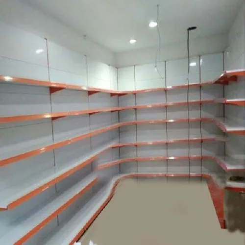 Mild Steel 6 Shelf Wall Rack