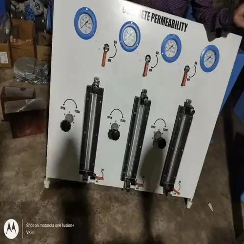 Mild Steel Concrete Permeability Device, 3 Cell, 220-240V